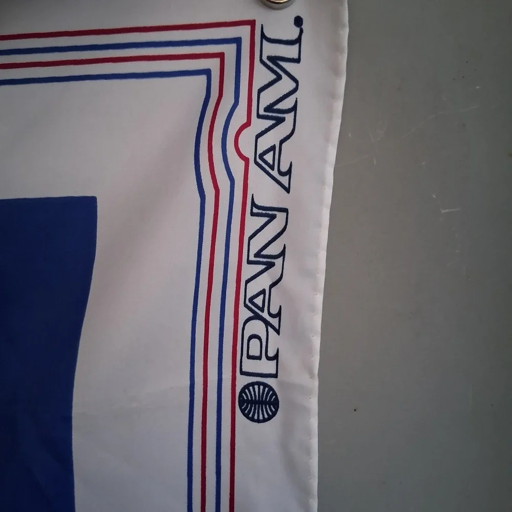 Vintage Pan Am Female Airport Employee Neck Scarf Aviation Memorabilia
